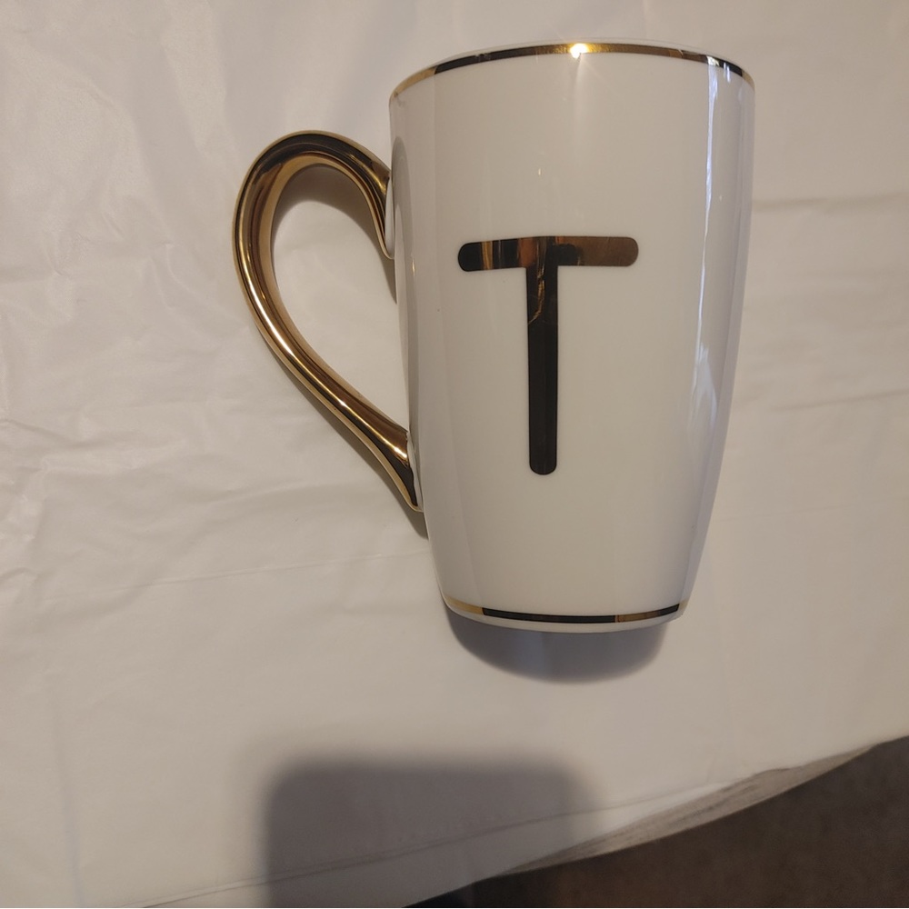 Letter “T” Monogram Mug